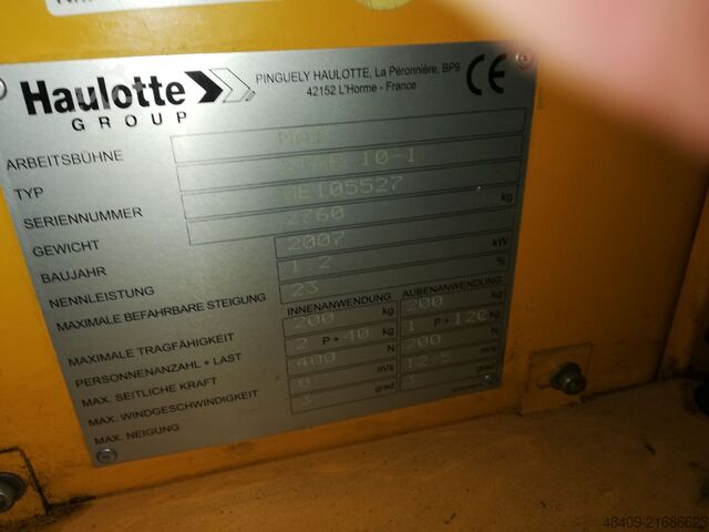 Scherenarbeitsbühne Haulotte 10-1