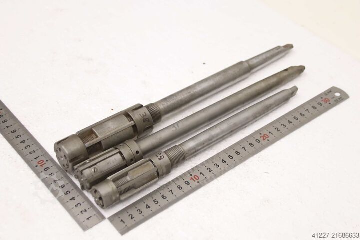 Machine reamers MK2, 3 pieces Kahaco Ø 28/30/38 mm einstellbar