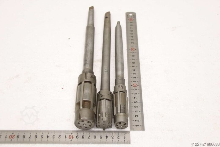 Machine reamers MK2, 3 pieces Kahaco Ø 28/30/38 mm einstellbar