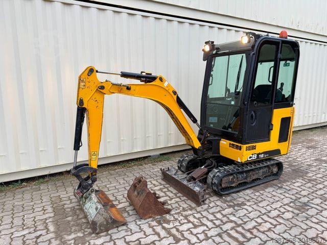 Miniexcavadora JCB 16C-1 /2019 BJ/1.171 H/verbr. Laufwerk/2xLöffel