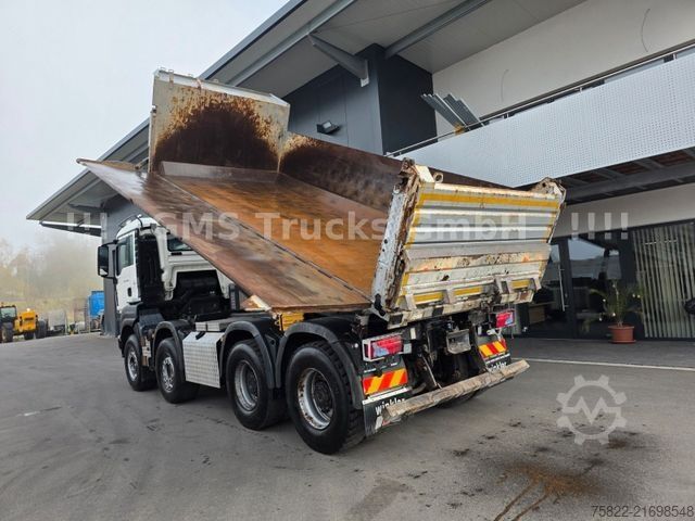 Tipper truck MAN TGS 35.480 / 8X4 / Meiller Bordmatik
