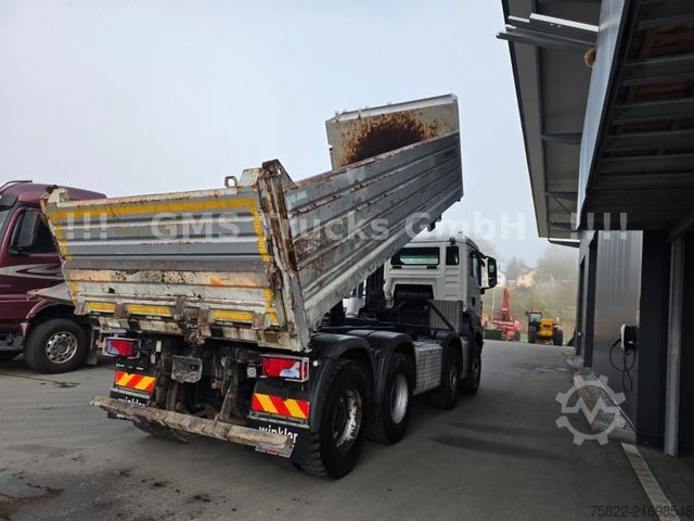 Tipper truck MAN TGS 35.480 / 8X4 / Meiller Bordmatik
