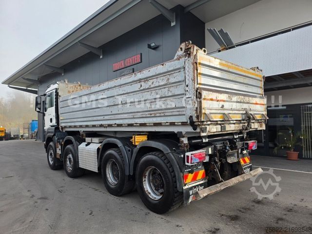 Tipper truck MAN TGS 35.480 / 8X4 / Meiller Bordmatik