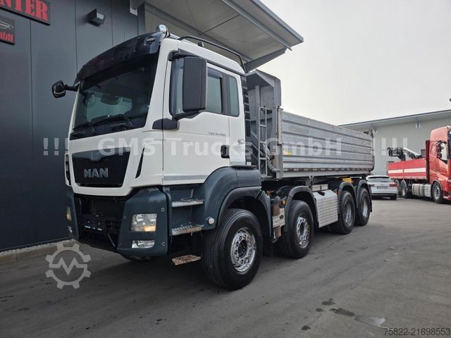 Three-sided tipper truck MAN TGS 35.480 / 8X4 / Meiller Bordmatik
