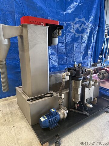 Su halkalı peletleyici granülatör Ekochem UW400 + WP200