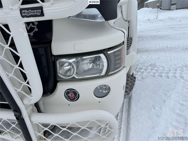 Standardni SZM Scania R730 6x2 tractor unit w/ hydraulics. WATCH VIDEO.