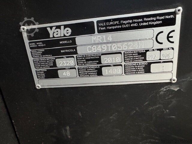 Reachtruckar Yale MR14