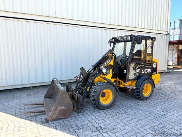 Wheel loader JCB 403 / 980 Stunden / Schaufel + Gabel