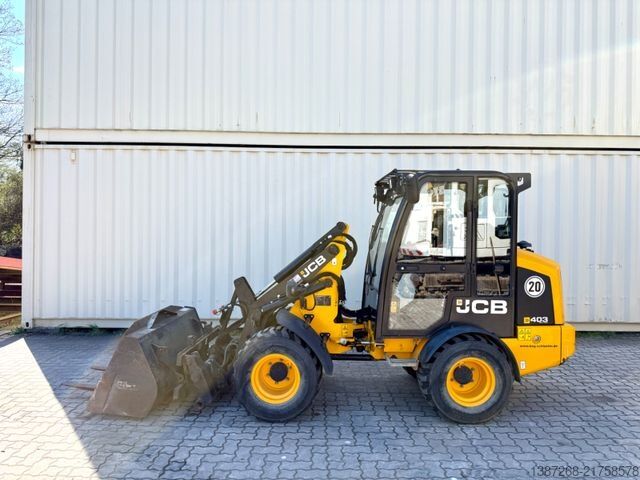Wheel loader JCB 403 / 980 Stunden / Schaufel + Gabel