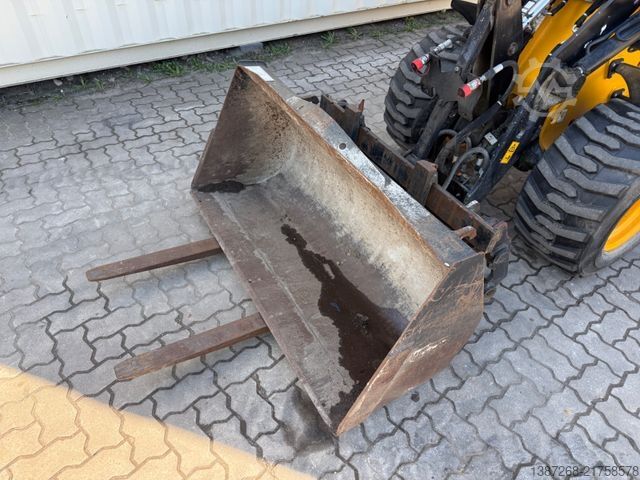 Wheel loader JCB 403 / 980 Stunden / Schaufel + Gabel