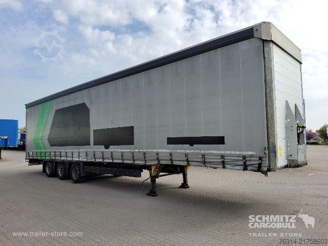 Open oplegger met zeil Schmitz Cargobull Curtainsider Mega Getränke