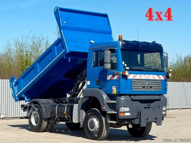 Ανατρεπόμενο φορτηγό MAN TGA 18.410 * Kipper 4,10 m * 4x4 * TOPZUSTAND