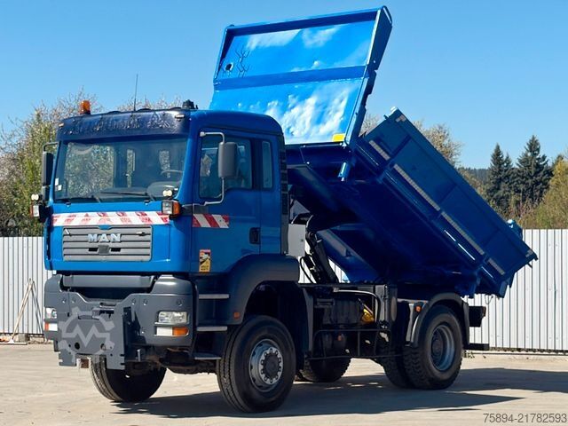 Ανατρεπόμενο φορτηγό MAN TGA 18.410 * Kipper 4,10 m * 4x4 * TOPZUSTAND