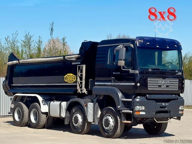 Ανατρεπόμενο φορτηγό MAN TGA 41.430 * KIPPER * 8x8 * TOP
