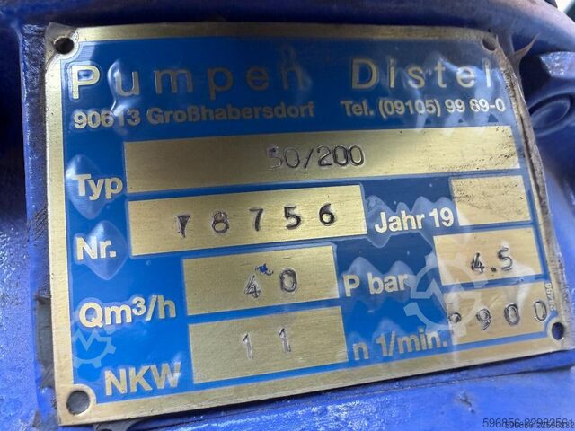  Pumpen Distel 50/200 Pompa odśrodkowa 40 Pumpen Distel 50/200 Pompa odśrodkowa 40