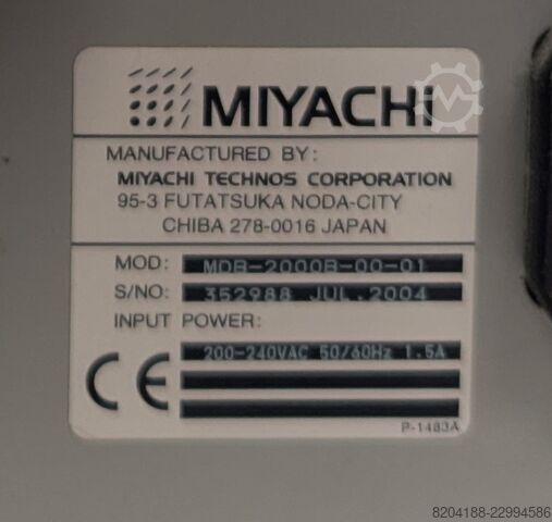 Ponthegesztőgép Miyachi MDB-2000B