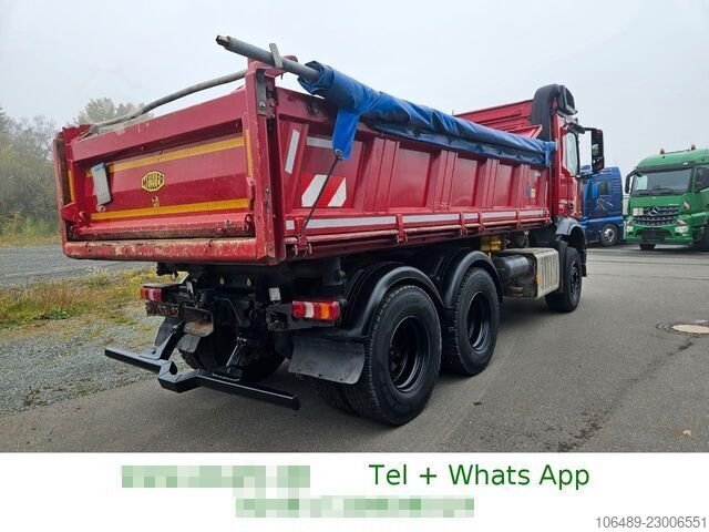 Trójstronna wywrotka MERCEDES-BENZ 2642 K 6x4 Blatt/Blatt Meiller