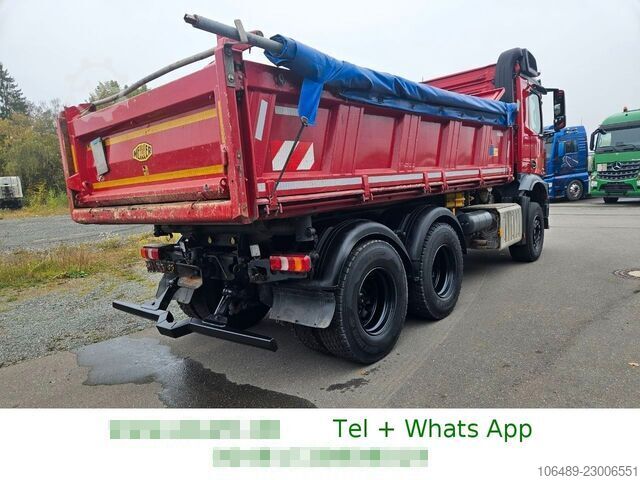 Trójstronna wywrotka MERCEDES-BENZ 2642 K 6x4 Blatt/Blatt Meiller