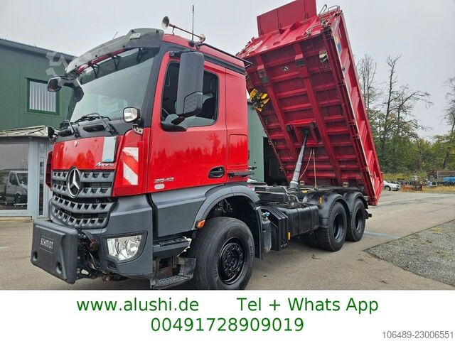 Trójstronna wywrotka MERCEDES-BENZ 2642 K 6x4 Blatt/Blatt Meiller