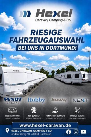 Caravana HOBBY Excellent Edition 650 KMFe 2.200 kg Auflastung