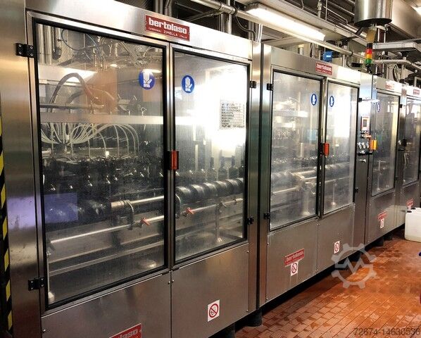 Máquina de producción de bebidas Bottling Bertolaso Wine 6.000 bph Bottling Complete Wine Line