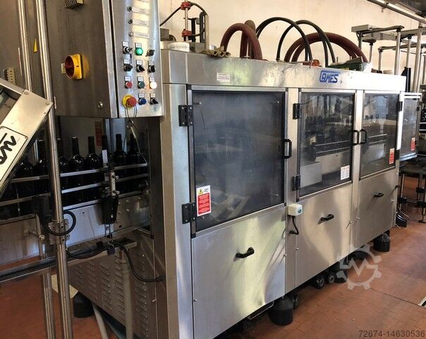 Máquina de producción de bebidas Bottling Bertolaso Wine 6.000 bph Bottling Complete Wine Line