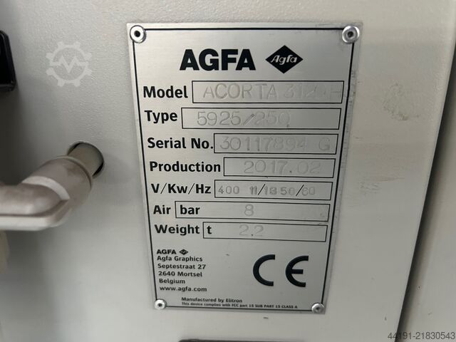 Plotter de corte AGFA Acorta HS 3120 HS AGFA Acorta HS 3120 HS