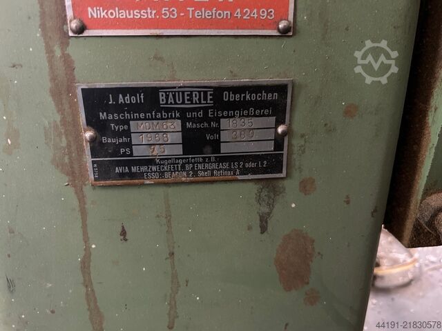 Vandiktebank Bäuerle DM 63 Bäuerle DM 63