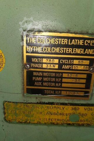 Torno universal Colchester Mastiff 1400