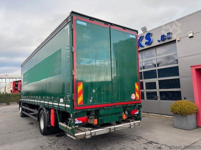 Plattewagen met zeil MAN TGM 18.290BL-SCHIEBEPLANEN/EDSCHA DACH/LBW 2TON
