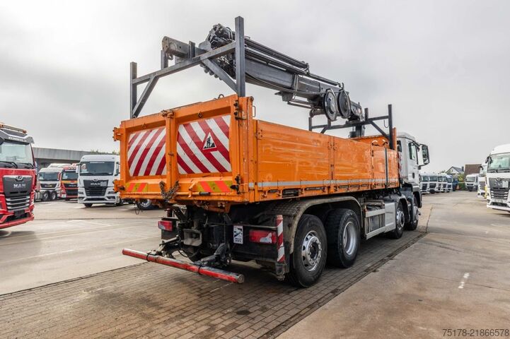 Ανατρεπόμενο όχημα με γερανό MAN TGS 35.400 BL -8x4H-6+ PM 38.5 SP-LC/7x