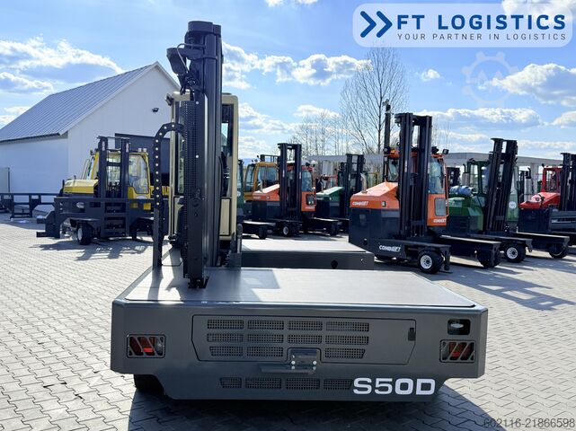 Wózek widłowy boczny Hubtex S50D TRIPLEX 6300 FREE-LIFT PLATFORM1600