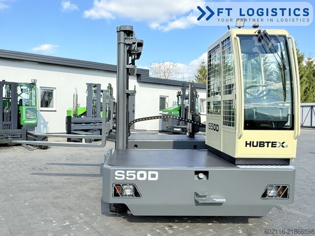 Wózek widłowy boczny Hubtex S50D TRIPLEX 6300 FREE-LIFT PLATFORM1600