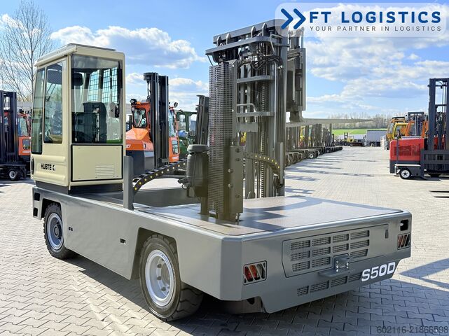 Wózek widłowy boczny Hubtex S50D TRIPLEX 6300 FREE-LIFT PLATFORM1600
