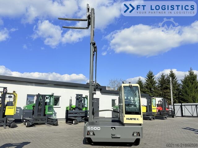 Wózek widłowy boczny Hubtex S50D TRIPLEX 6300 FREE-LIFT PLATFORM1600