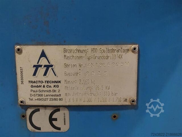 Boormachine Tracto-Technik Grundodrill 4X