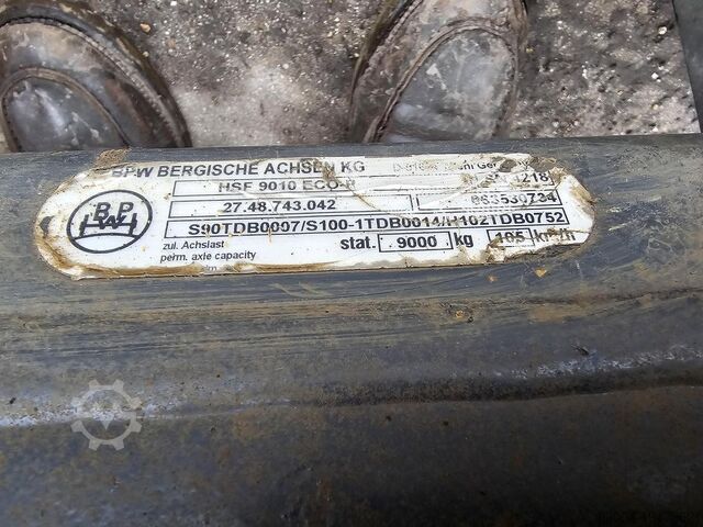 Axle BPW HSF 9010 ECO-P | TRAILERAXLE |DRUM.