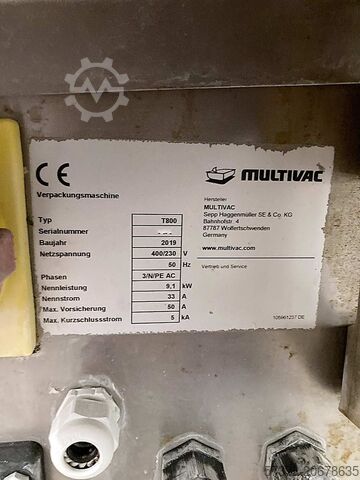 Tepsi paketleme makinesi Multivac T-800