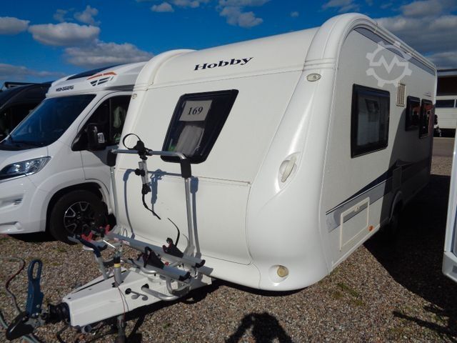 Caravan HOBBY de luxe 495 Ufe *Markise*Mover*Fahrradträger*