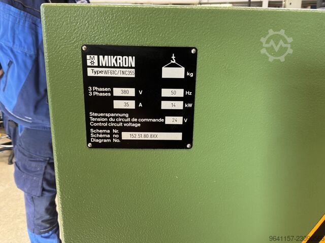 Værktøjsfræsemaskine Mikron WF 61 C