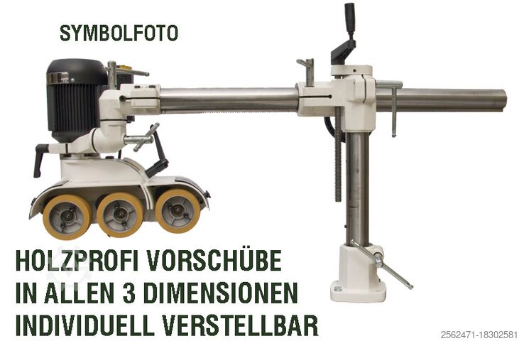 Holzprofi besleme 4 hız/4 silindir, sergi Holzprofi VSHP44