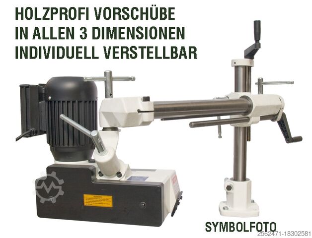 Holzprofi besleme 4 hız/4 silindir, sergi Holzprofi VSHP44