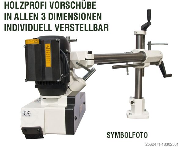Holzprofi besleme 4 hız/4 silindir, sergi Holzprofi VSHP44