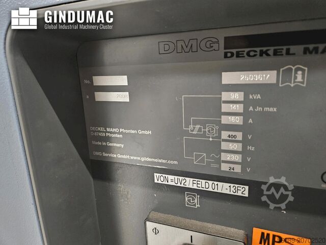 Yatay İşleme Merkezi DECKEL MAHO DMC 70H duoBlock