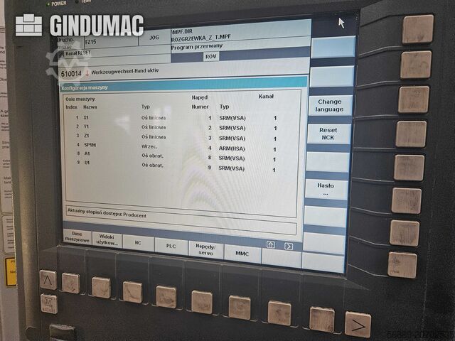Vertikala Fleroperationsmaskiner CHIRON FZ 18 W MAGNUM HIGH SPEED