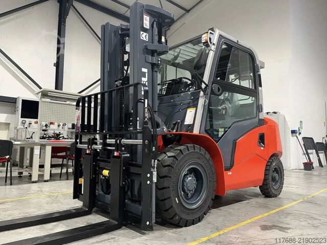 Carrello elevatore anteriore diesel Heli CPCD50- G3-5t - 4,7m Hub Triplex - Kabine Garantie