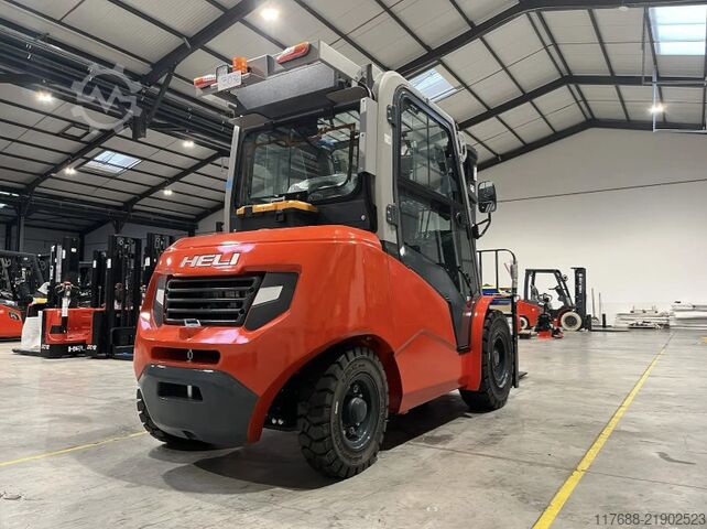 Carrello elevatore anteriore diesel Heli CPCD50- G3-5t - 4,7m Hub Triplex - Kabine Garantie