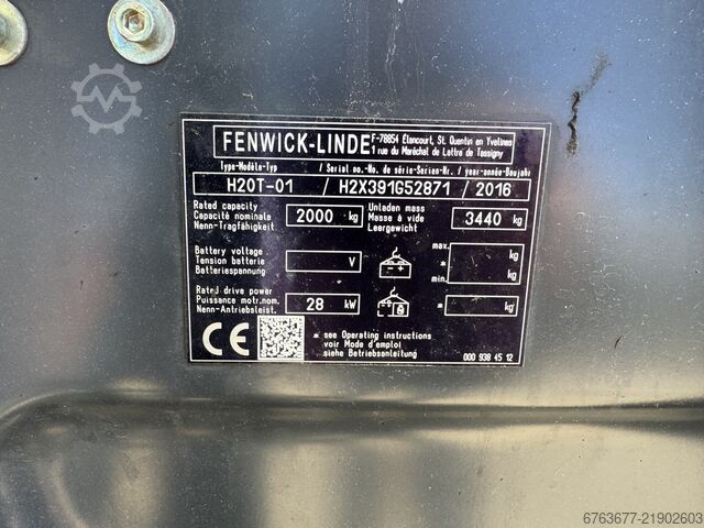 Linde H20T-01 Triplo 460 Freelift / Sideshift / Vorkversteller LPG 2016 LINDE H20T-01 Triplo 460 Freelift / Sideshift / Vorkversteller LPG 2016