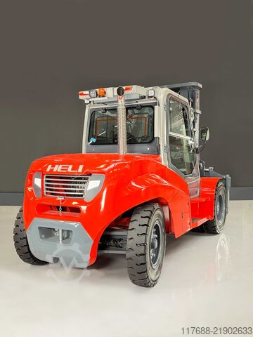 Μπροστινός φορτωτής ντίζελ Heli CPCD100 - Cummings - 10t - 4,5m Hub - Garantie