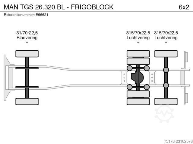  MAN TGS 26.320 BL - FRIGOBLOCK
